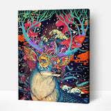 Psychedelic Deer - World Paint by Numbers™ Kits DIY