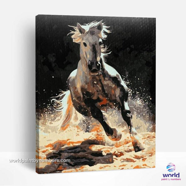 Purebred Arabian Stallion - World Paint by Numbers™ Kits DIY
