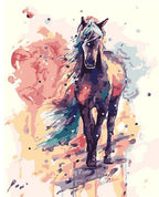 Purple Pony - World Paint by Numbers™ Kits DIY