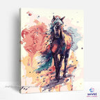 Purple Pony - World Paint by Numbers™ Kits DIY
