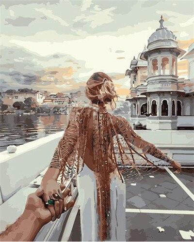 Romantic Vacation - World Paint by Numbers™ Kits DIY