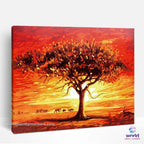 Savanna Tree - World Paint by Numbers™ Kits DIY