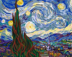 Starry Night by Vicent Van Gogh - World Paint by Numbers™ Kits DIY