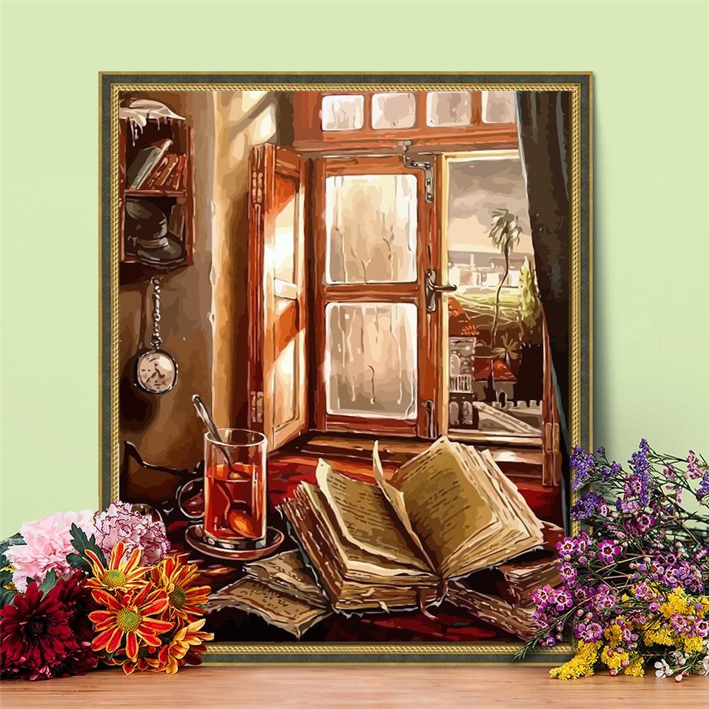 Study Moment - World Paint by Numbers™ Kits DIY
