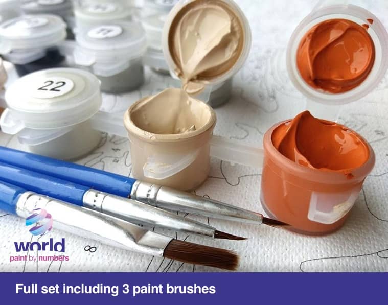 Study Moment - World Paint by Numbers™ Kits DIY