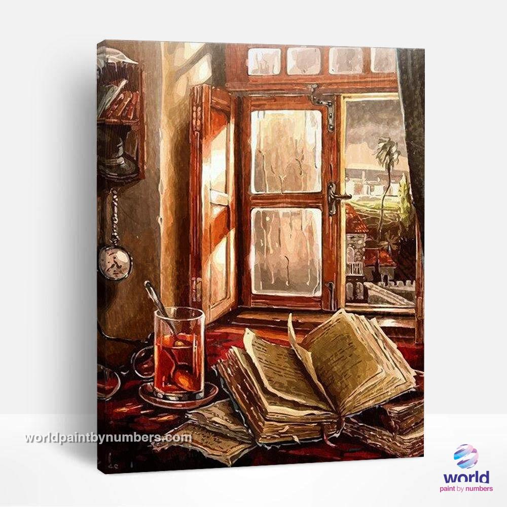 Study Moment - World Paint by Numbers™ Kits DIY