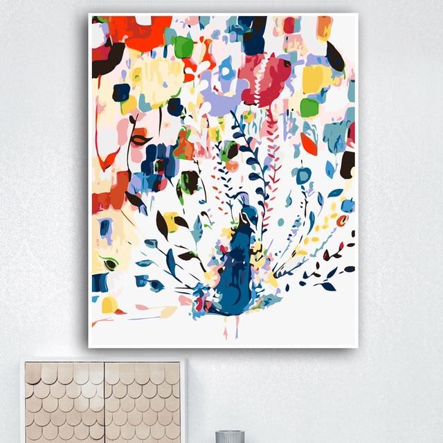 The Beauty of the Peacock - World Paint by Numbers™ Kits DIY