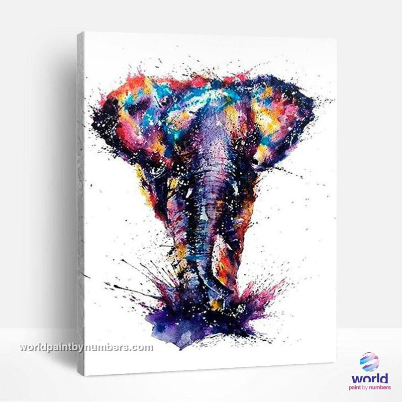The Elephant's Strenght - World Paint by Numbers Kits DIY