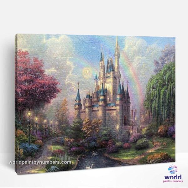 The Princess Castle - World Paint by Numbers Kits DIY