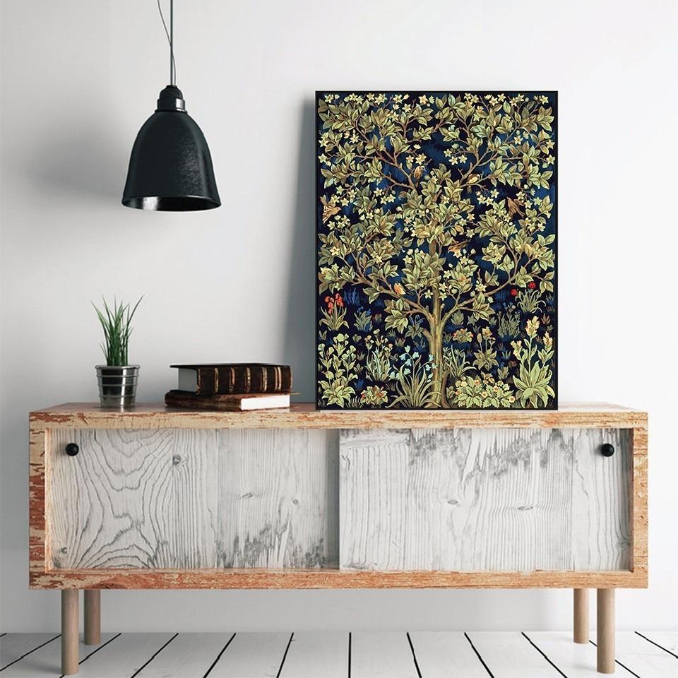 Tree Of Life by William Morris - World Paint by Numbers™ Kits DIY