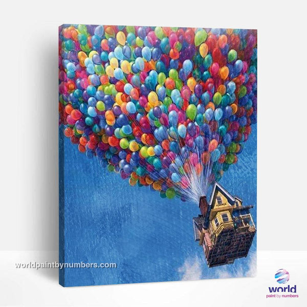 Up Thousand Balloons - World Paint by Numbers™ Kits DIY