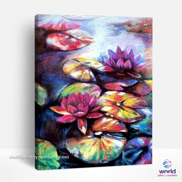 Victoria Amazonica - World Paint by Numbers™ Kits DIY