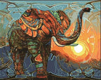 Vintage Elephant - World Paint by Numbers™ Kits DIY