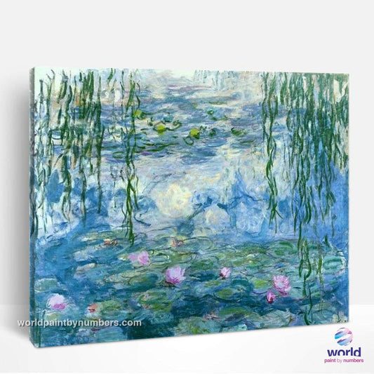 Water Lilies by Claude Monet - World Paint by Numbers™ Kits DIY