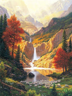 Waterfall Landscape - World Diamond Painting™ 5D DIY