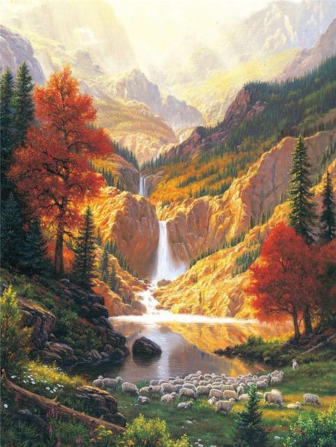 Waterfall Landscape - World Diamond Painting™ 5D DIY