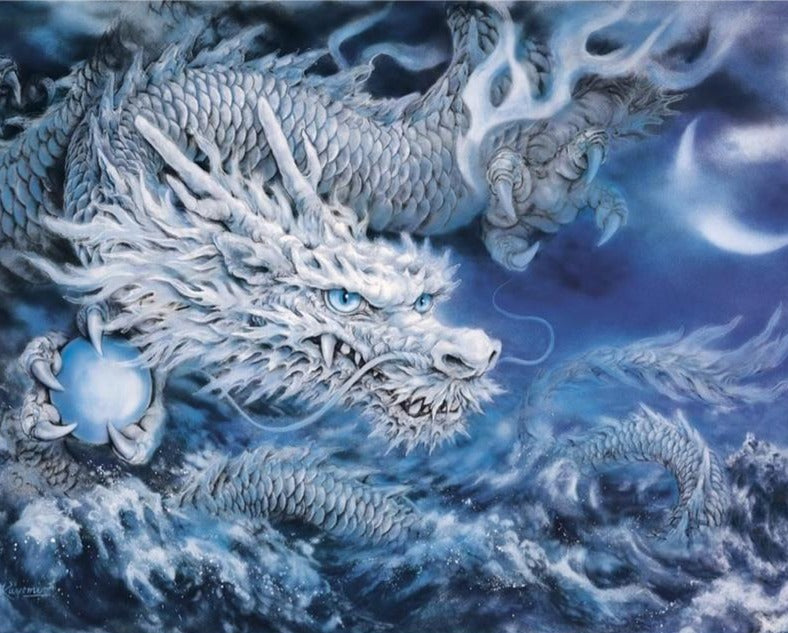 White Dragon - World Paint by Numbers™ Kits DIY