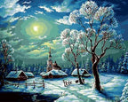 Winter Day - World Paint by Numbers™ Kits DIY